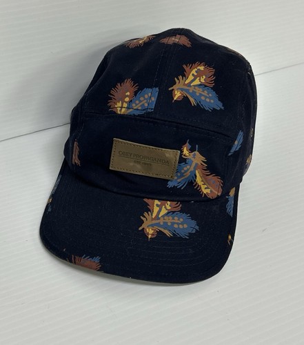 Obey five panel leather - five, strap